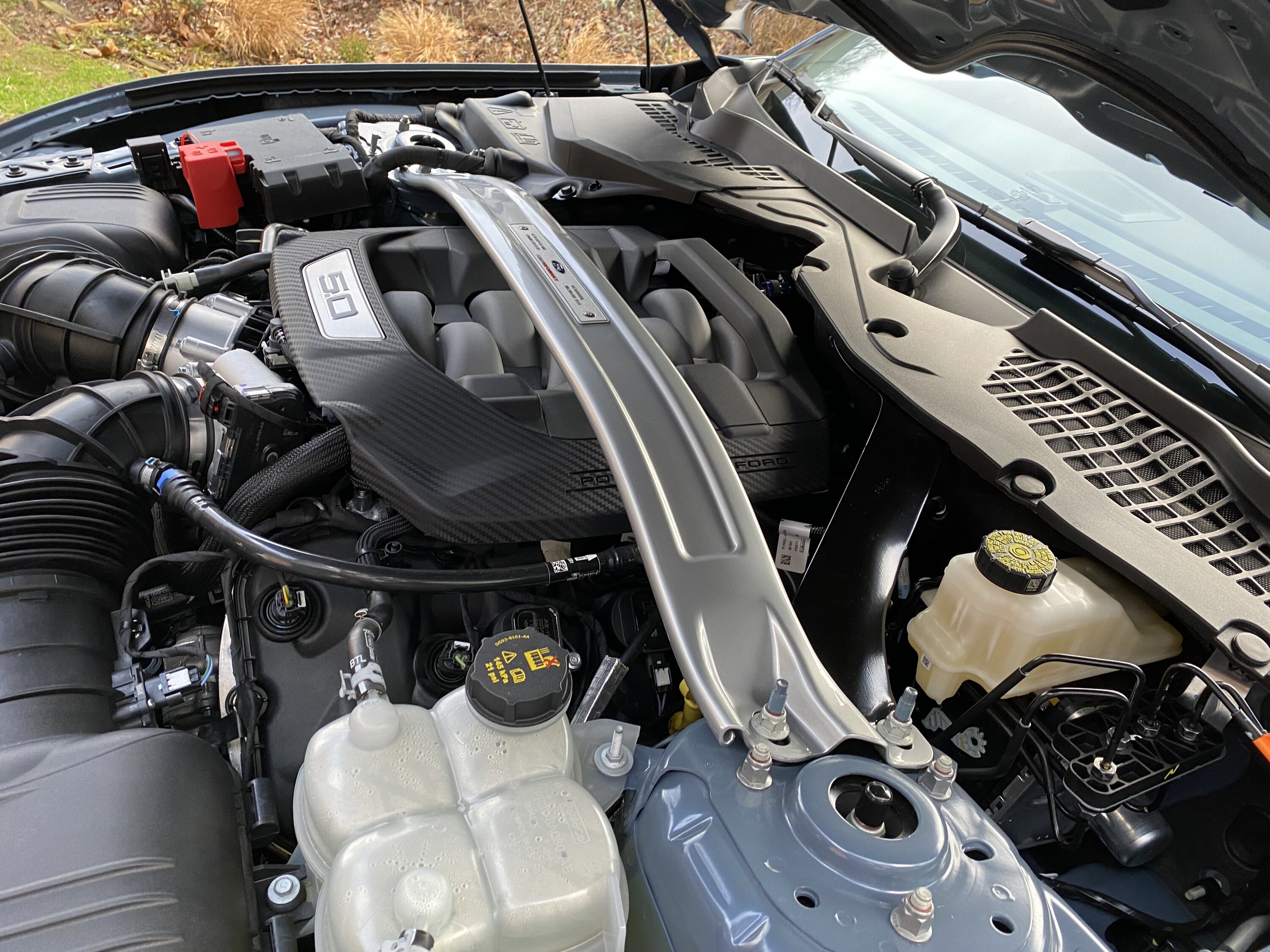 S650 Mustang DIY (photo essay) for Ford Performance under hood strut brace kit IMG_3939