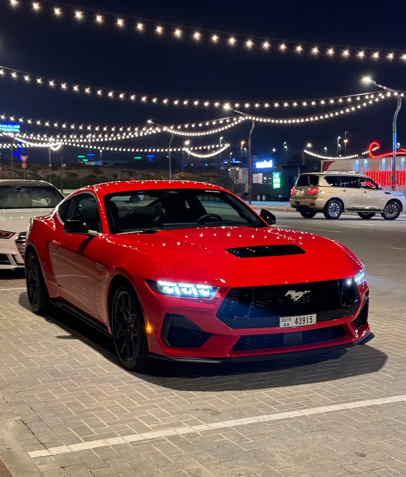 S650 Mustang Race Red - Night Pictures IMG_3987