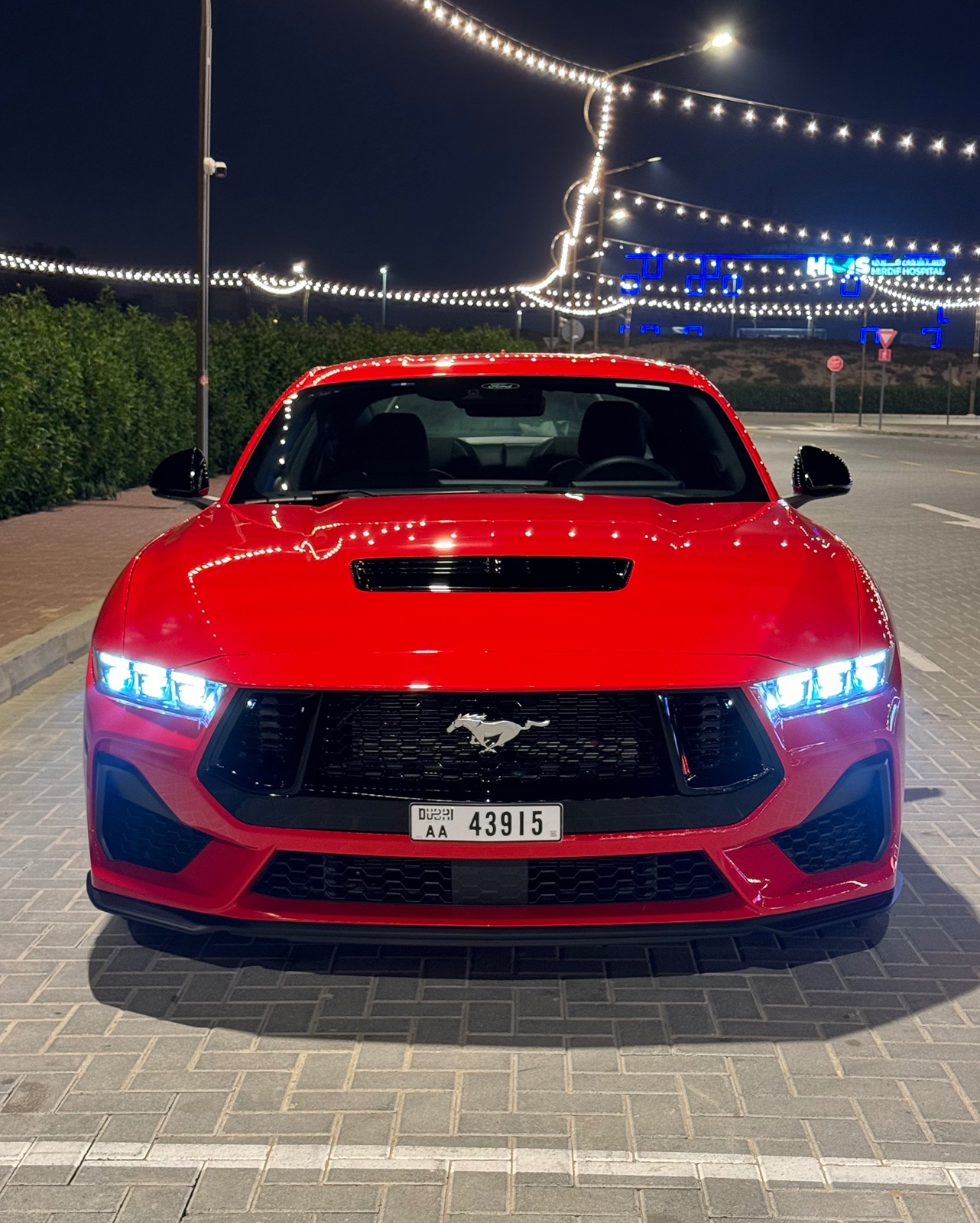 S650 Mustang Race Red - Night Pictures IMG_3989