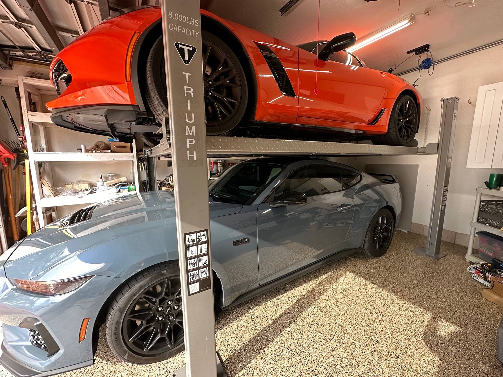 S650 Mustang Finally got a lift in my garage IMG_4143