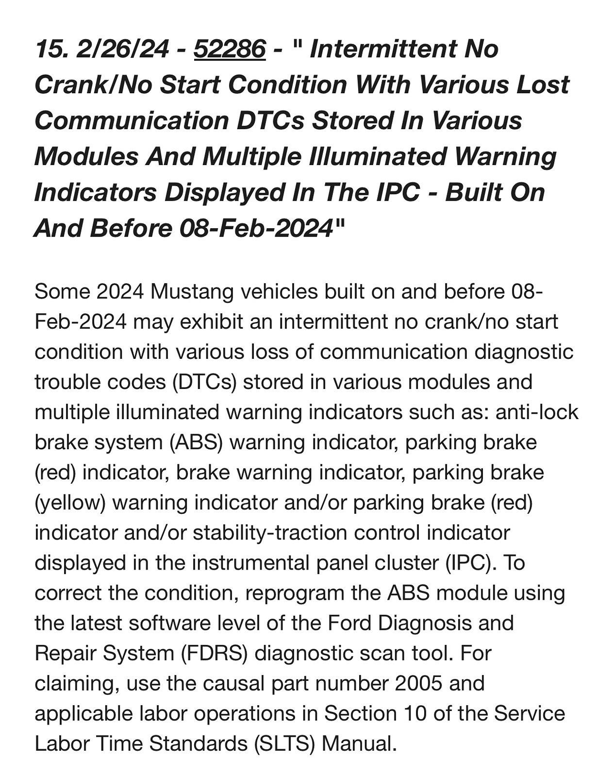 S650 Mustang GT Did Not Start, Threw Every Code At Me IMG_4211