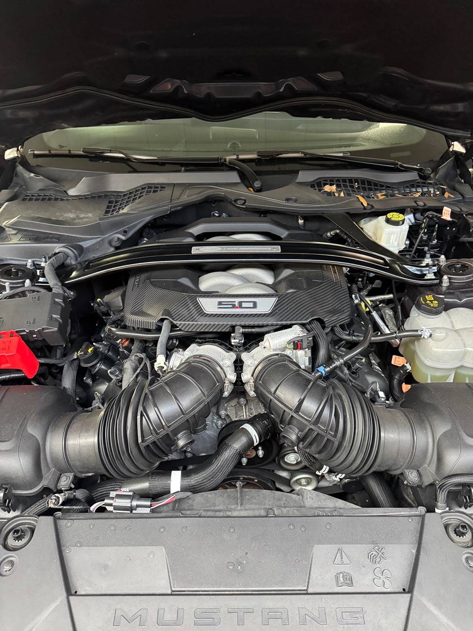 S650 Mustang Strut Tower Brace Installed IMG_4385