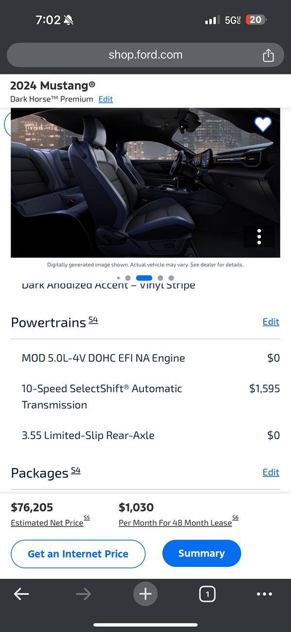 S650 Mustang What should I do expect to pay? 2024 DHP IMG_4451
