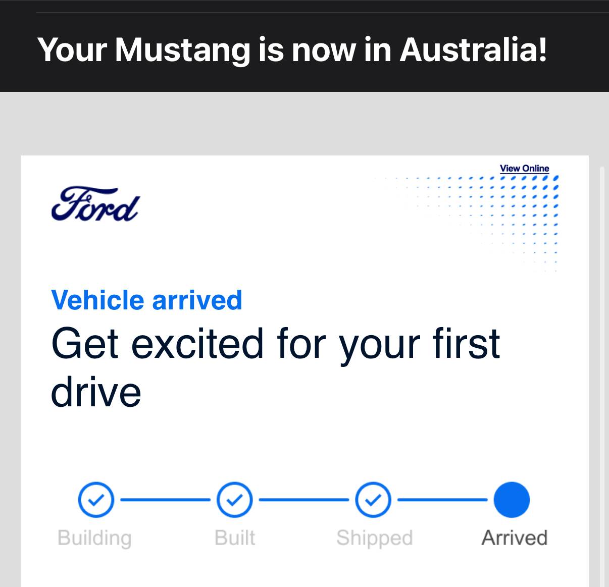 S650 Mustang Mustang delivery to Australia 2024/2025 (Tortugas / Tosca) IMG_4503
