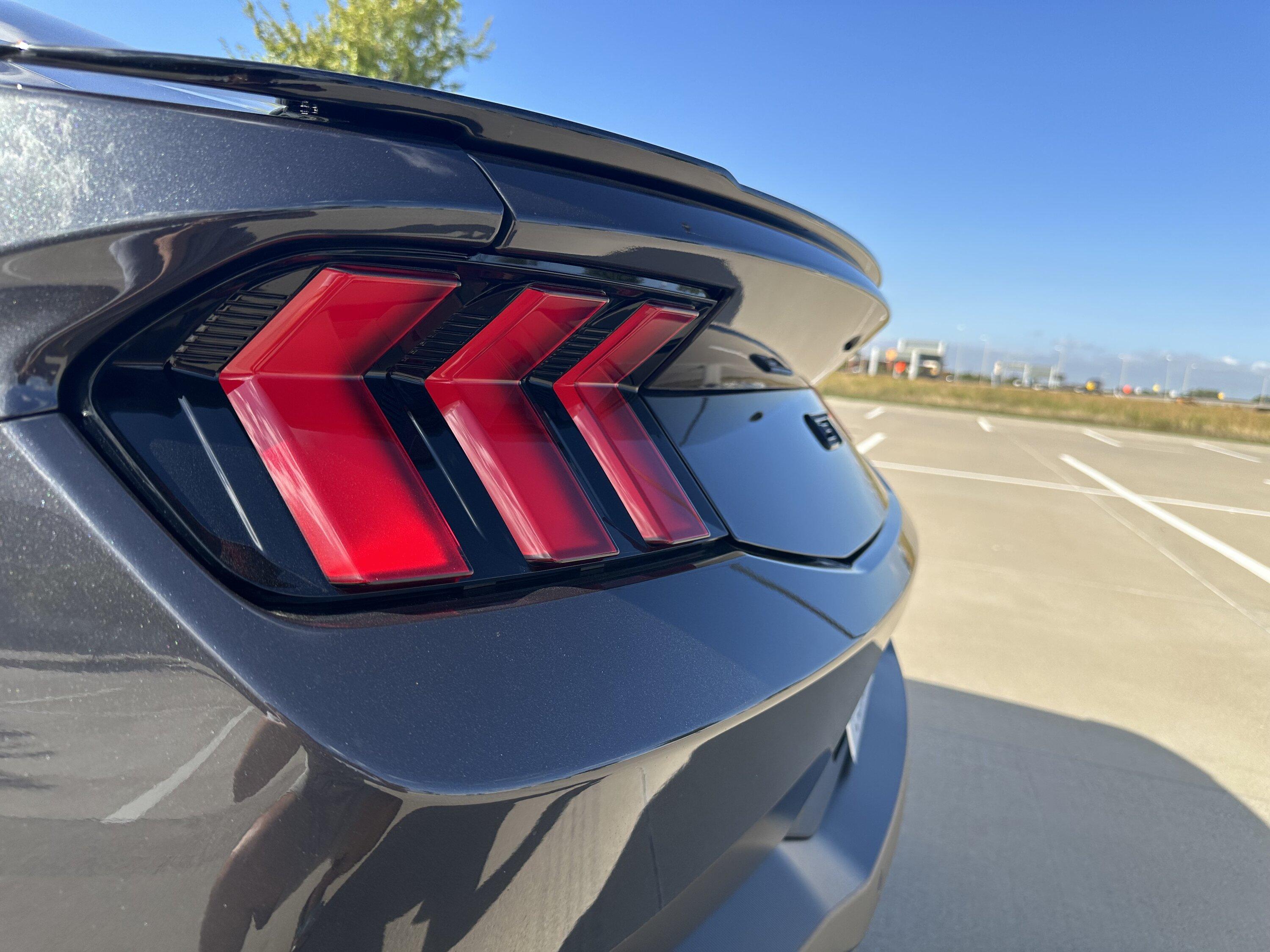 S650 Mustang Ford factory splitter installed on GT IMG_5084
