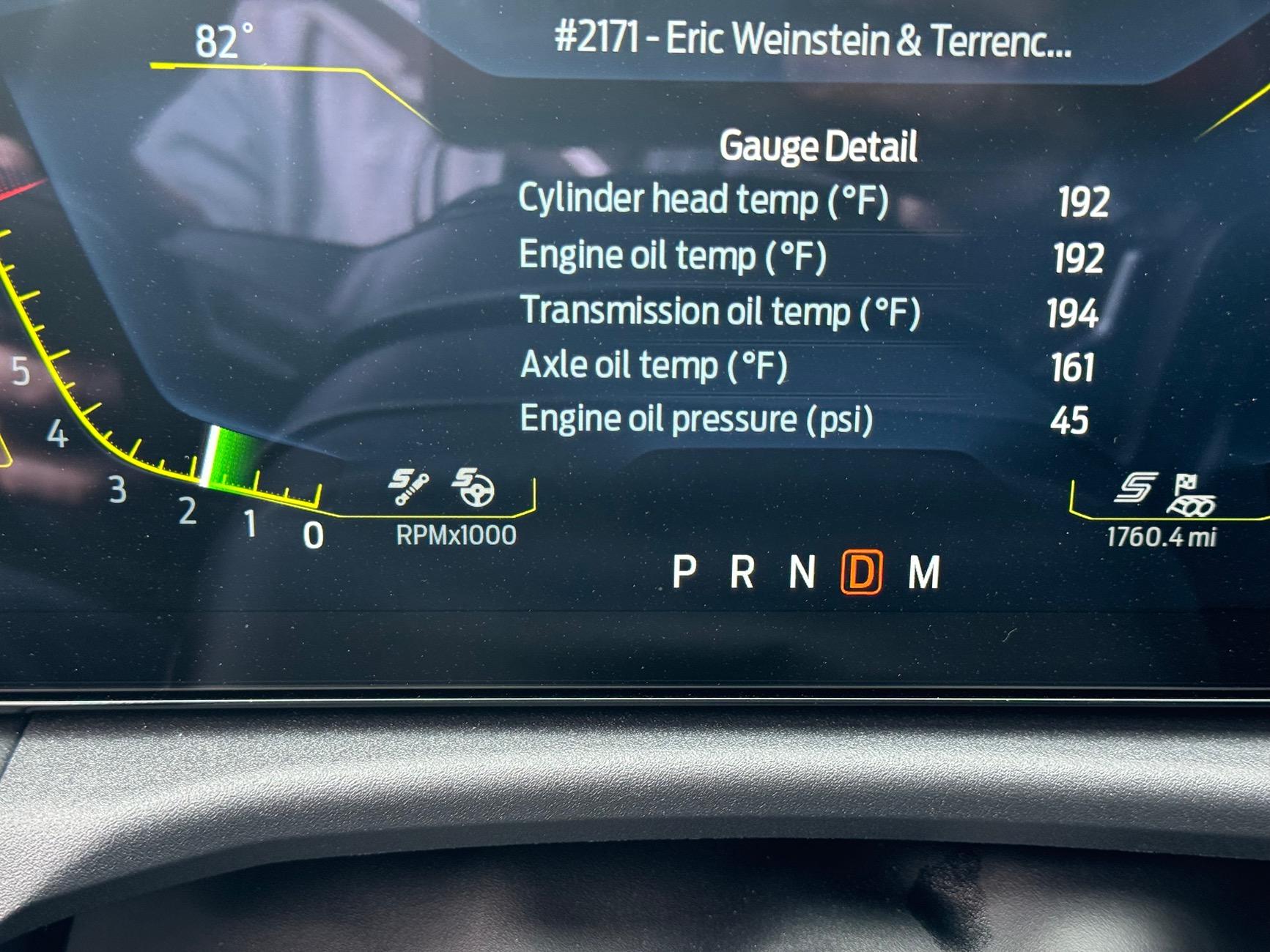 S650 Mustang Let's see your Gauge Details, What is Normal? IMG_5145