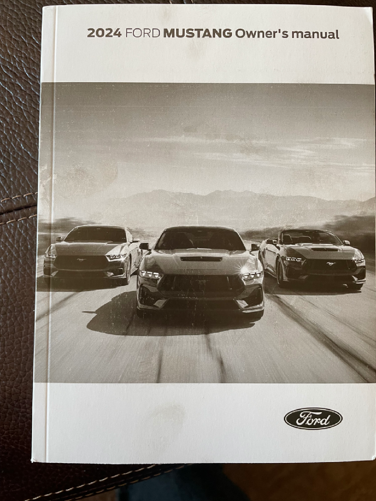 S650 Mustang Owners manual arrived! IMG_5252