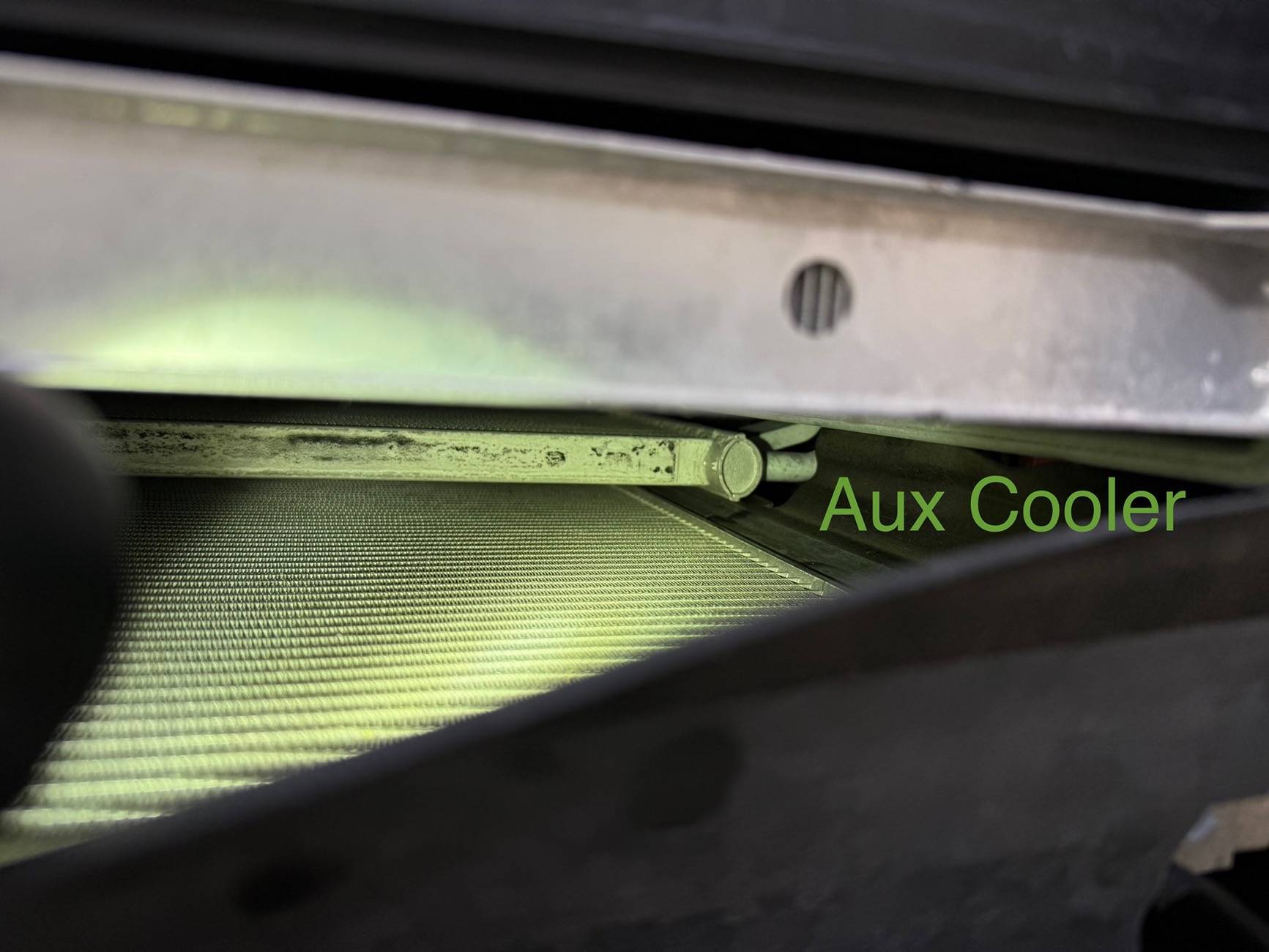 S650 Mustang Nonperformance Aux Trans cooler IMG_5375