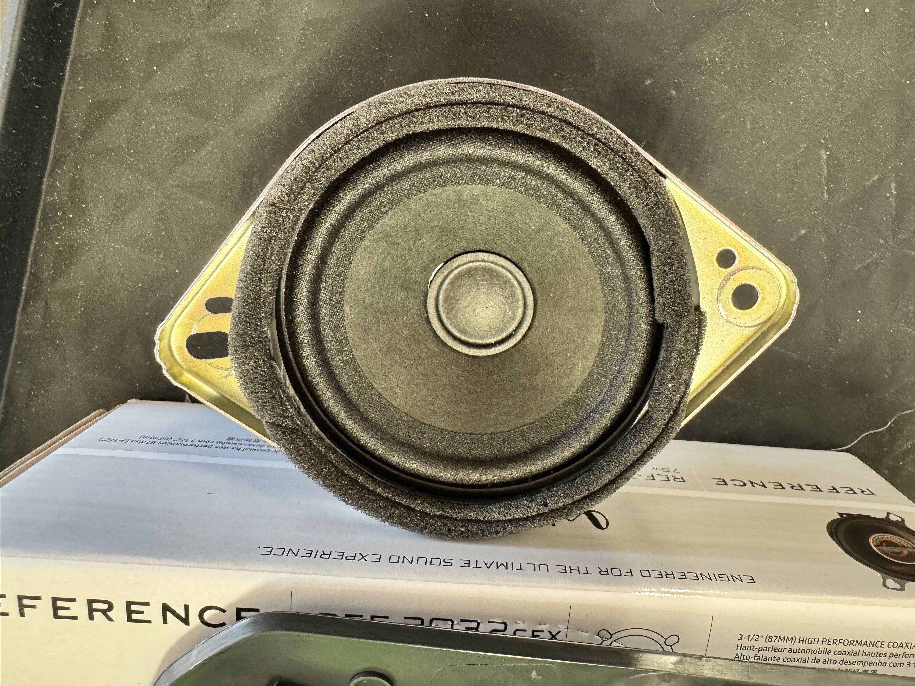 S650 Mustang Changed out center speaker in 2024 Mustang GT with B&O System IMG_5494