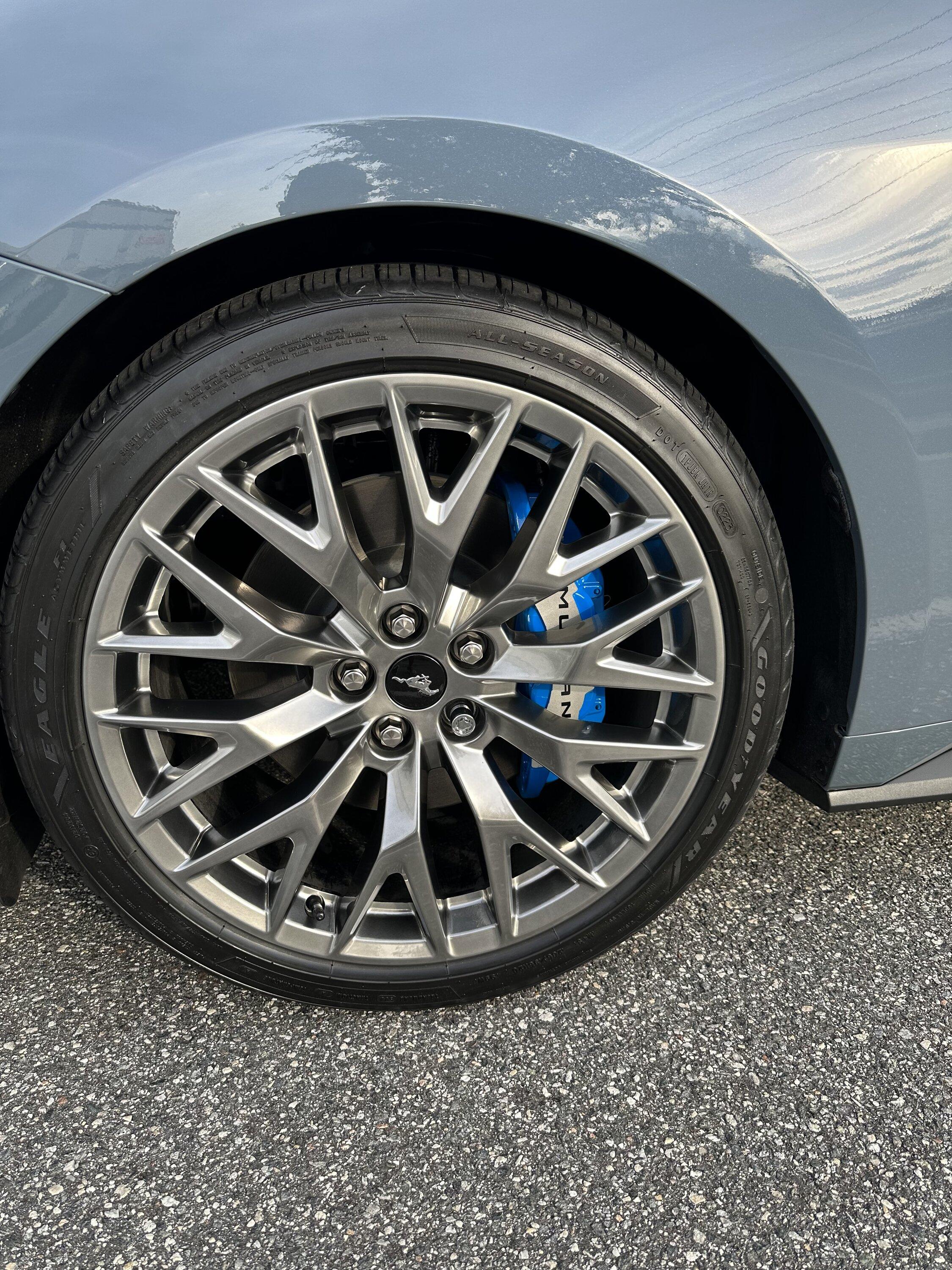 S650 Mustang Thoughts on the painted aluminum wheel upgrade? IMG_5714