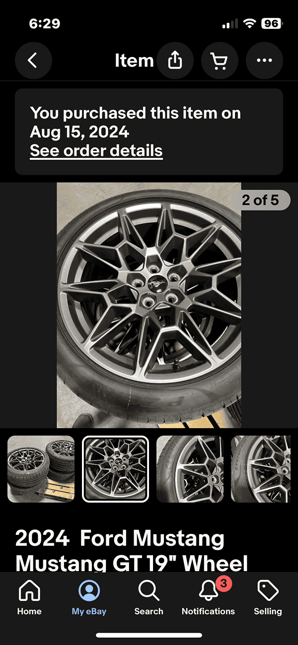 S650 Mustang Tire pressure for 19” 2024. IMG_5822