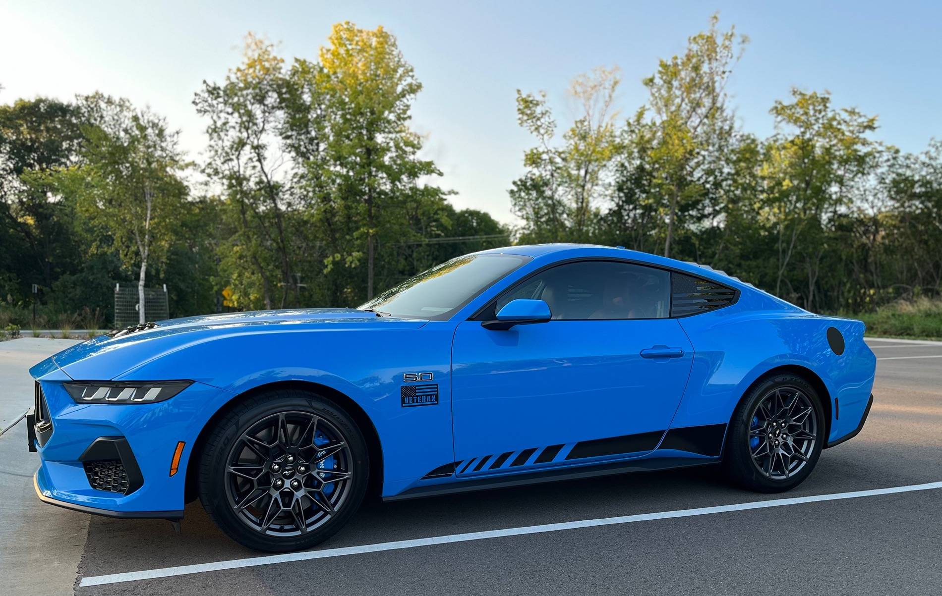 S650 Mustang anyone have: 2024 GT Grabber Blue // with black rims and blue calipers? IMG_5883