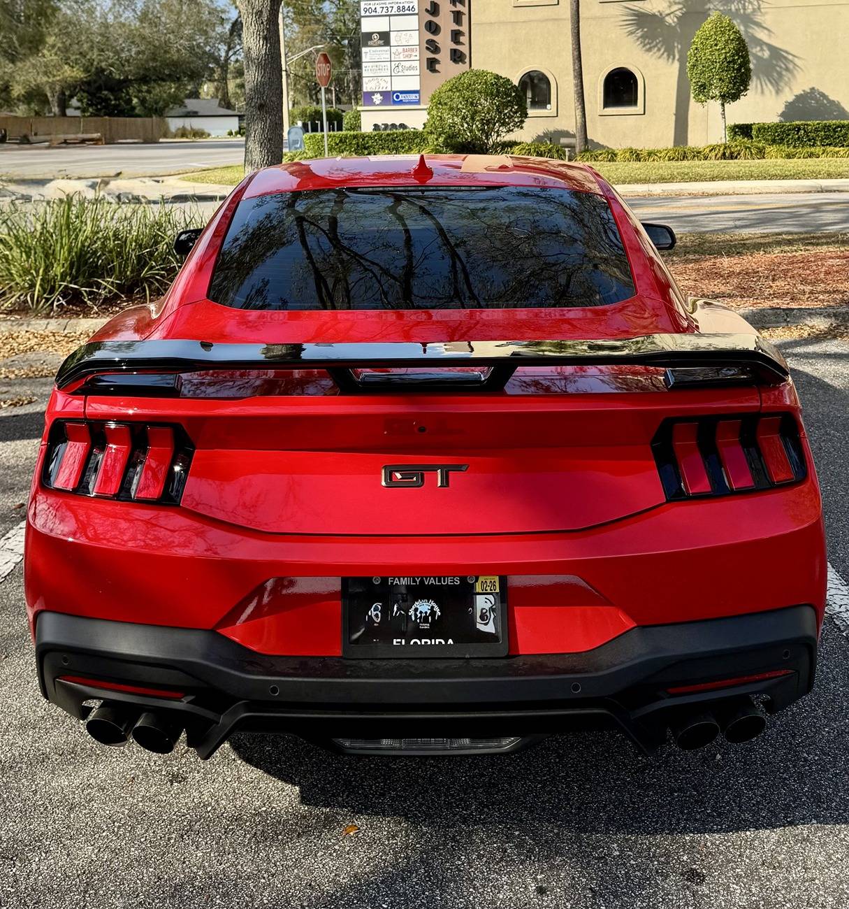 S650 Mustang SpeedForm Dark Horse Style Rear Spoiler - Gloss Black (pictures) IMG_5943