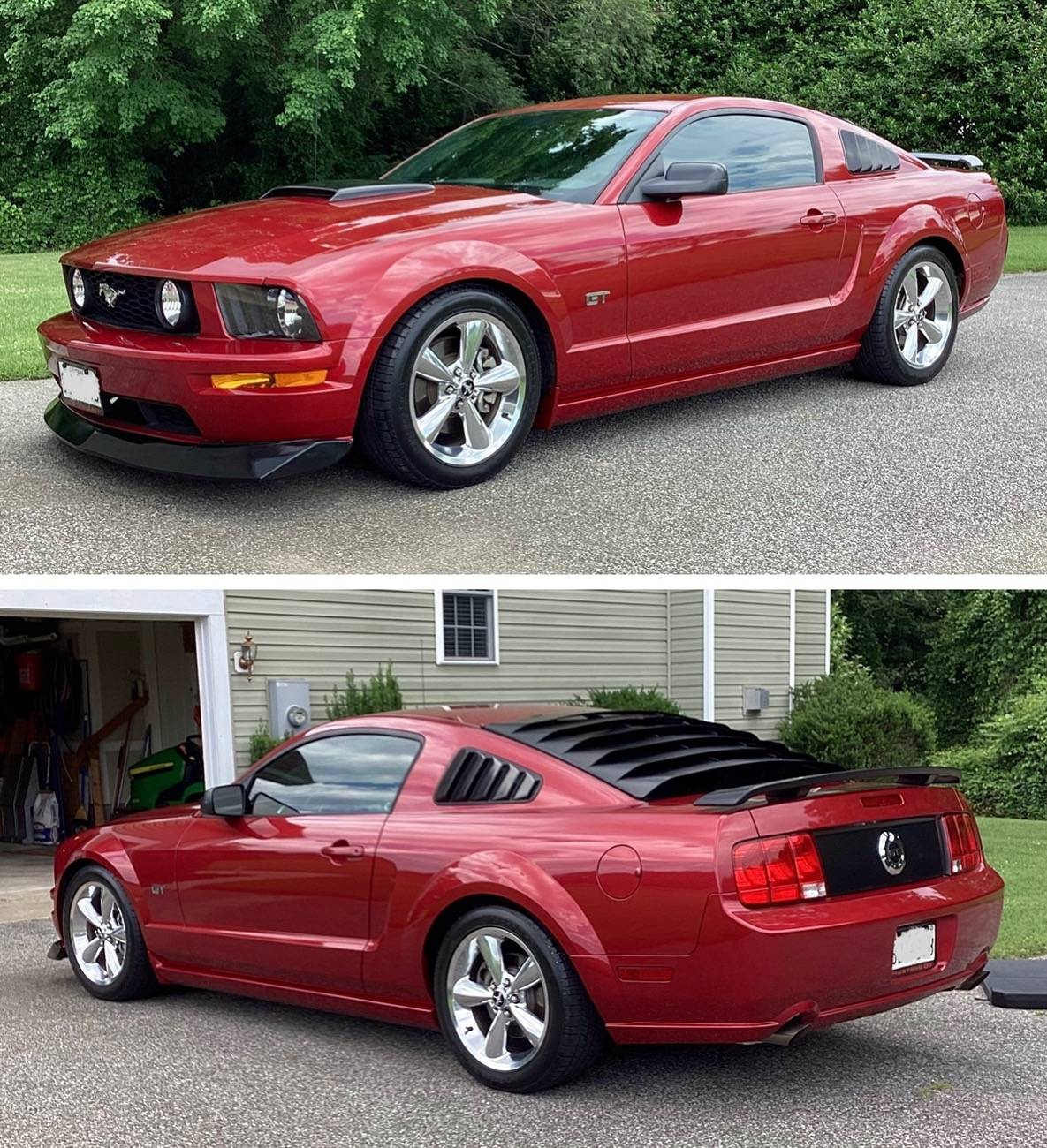 S650 Mustang New 2025 GT premium with rear louvers and other exterior mods IMG_5977