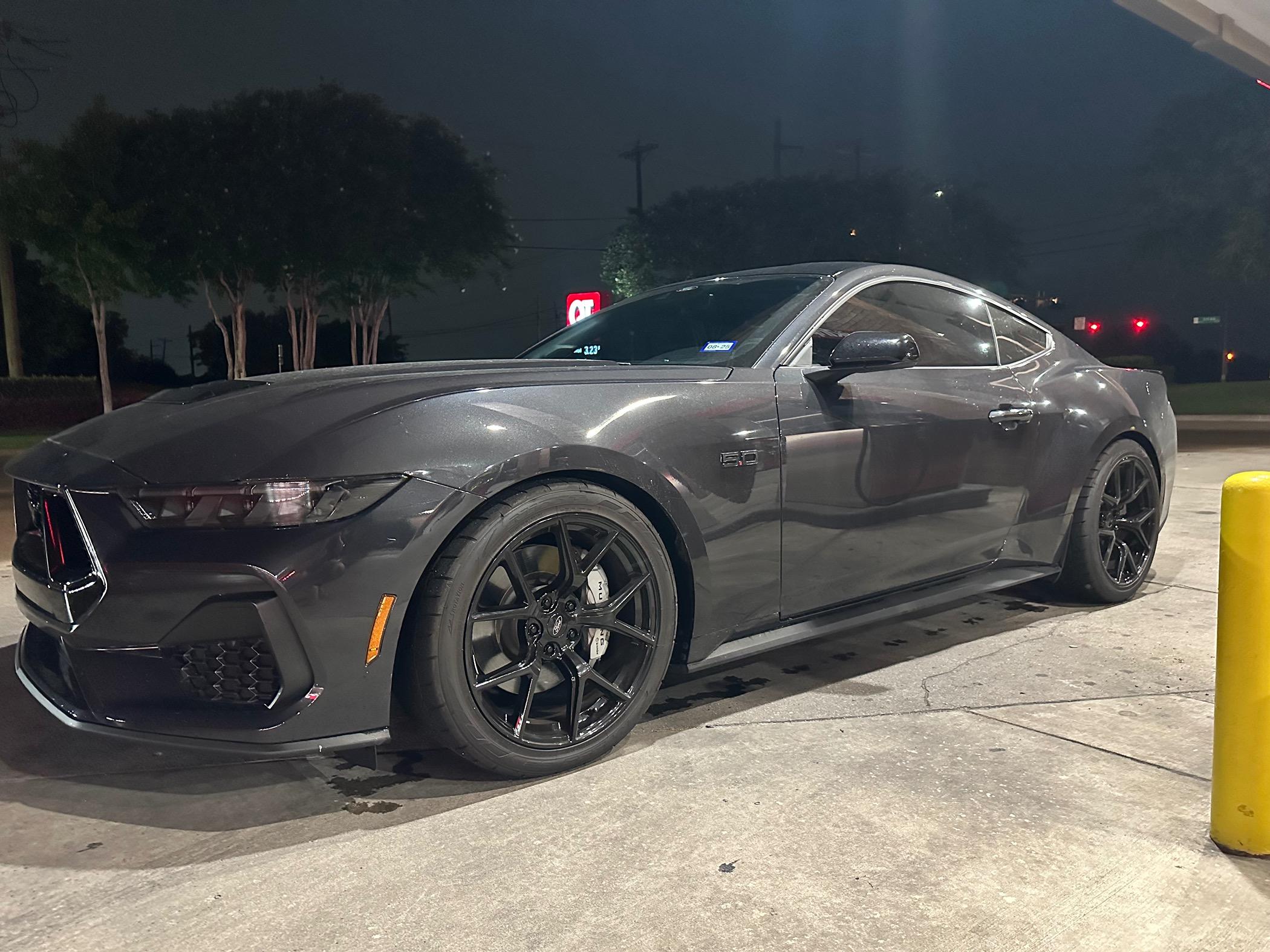 S650 Mustang Ford Performance 2024 Mustang GT Track Lowering Springs Installed Photos & Review IMG_6034