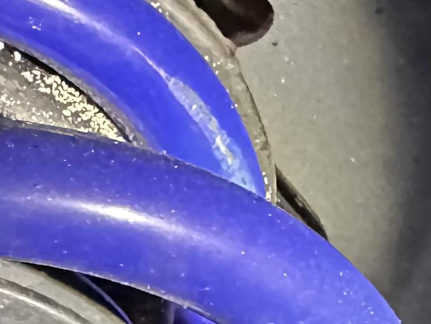 S650 Mustang Front suspension "clunks" when driving over bump/dips after mild Steeda lowering springs. IMG_6192