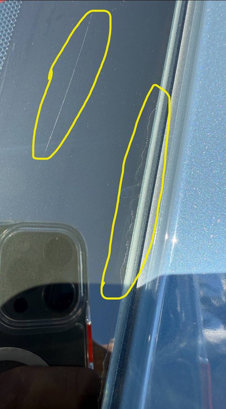 S650 Mustang Rear glass defect or stain? IMG_6259