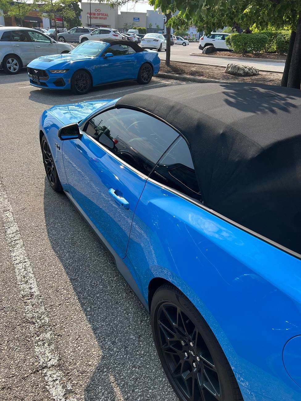 S650 Mustang My twin found me -- 2024 GT Grabber Blue IMG_6769