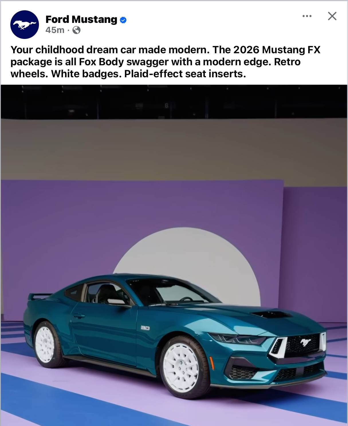 S650 Mustang 2026 FX Package revealed in new Adriatic Blue Metallic color IMG_7033