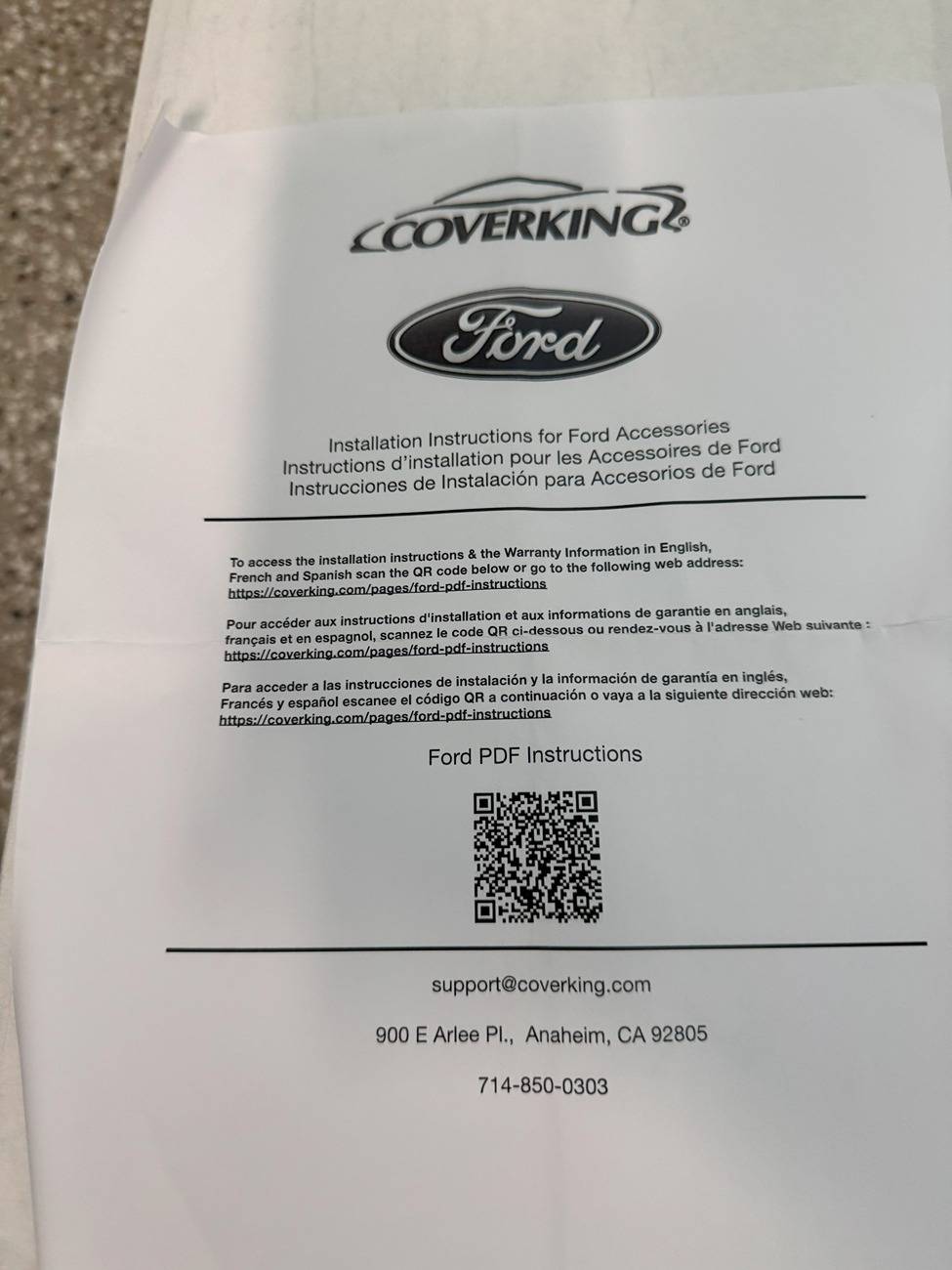 S650 Mustang NIB OEM Ford 2024-2025 Outdoor Car Cover Grey IMG_7205