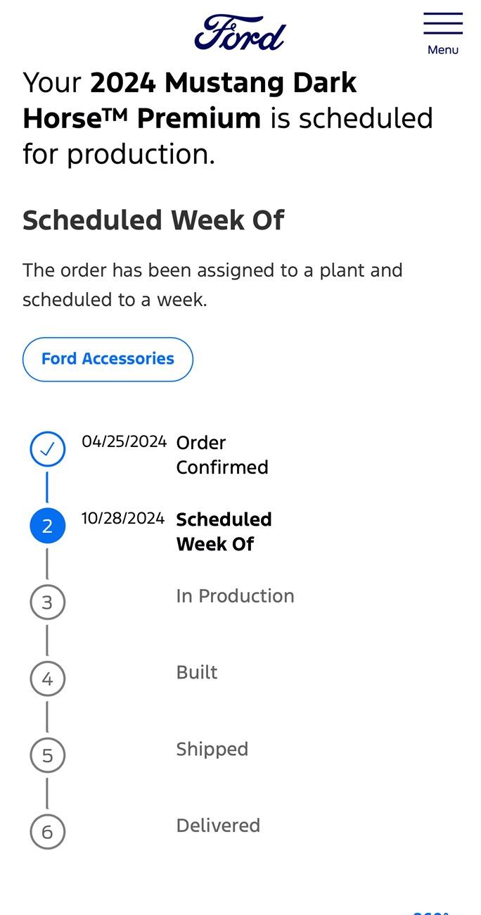 S650 Mustang 2024 Mustang Scheduling This Week (8/15/24) for Production Weeks 9/30 -10/28 IMG_7328