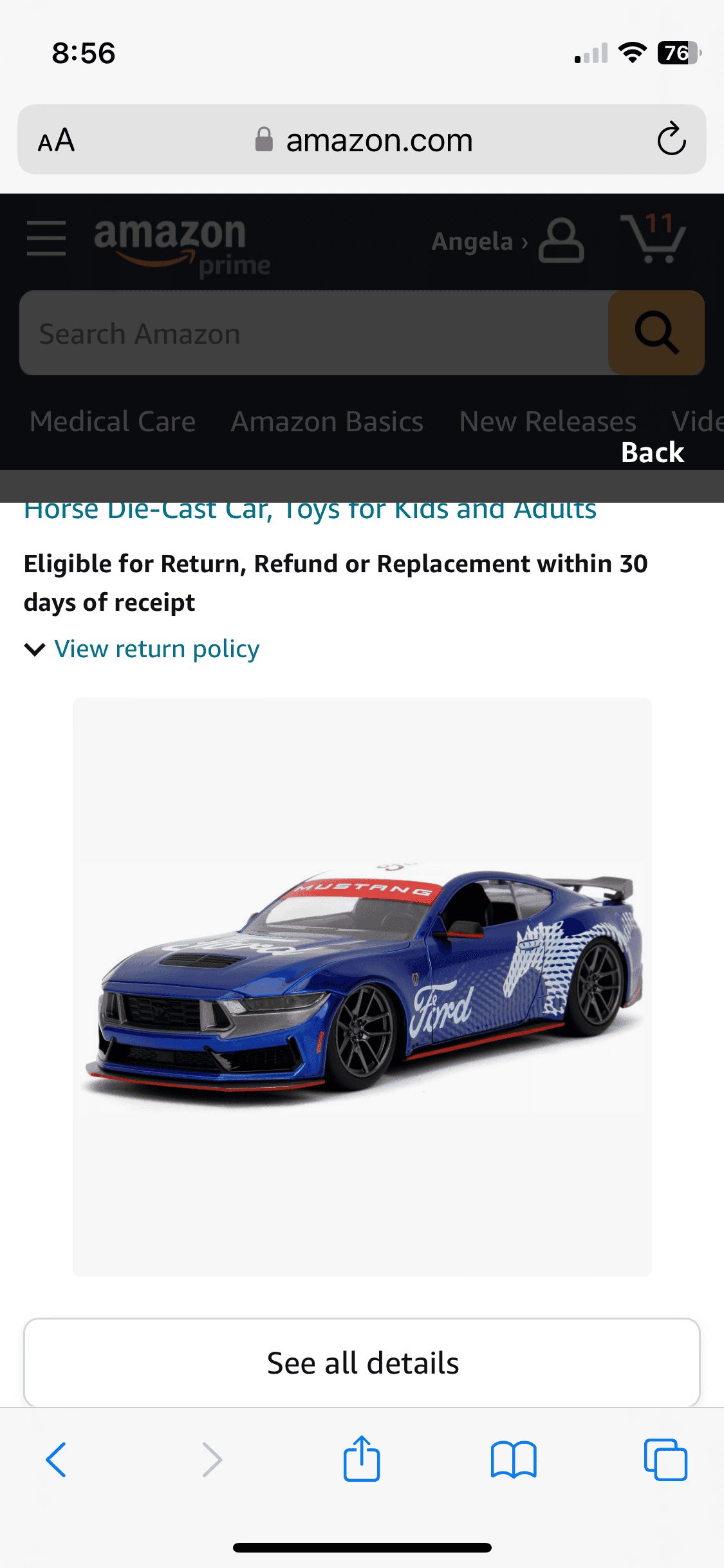 S650 Mustang Diecast Darkhorse Mustang S650 IMG_7526