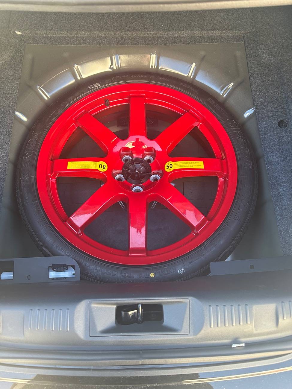 S650 Mustang Spare Tire Option IMG_7585