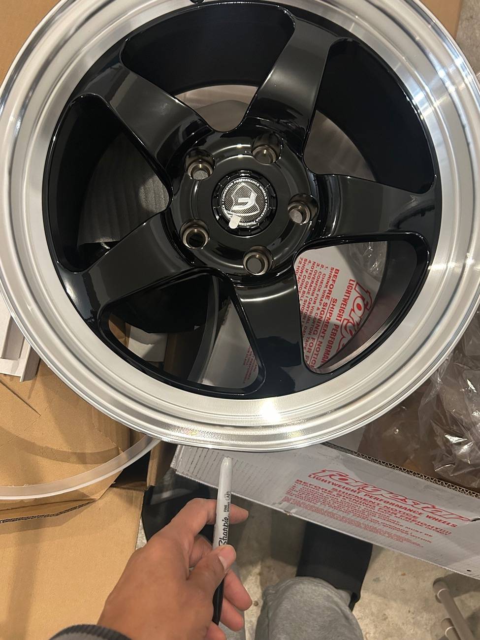 S650 Mustang Forgestar D5 17x10 Rear Wheels IMG_7632