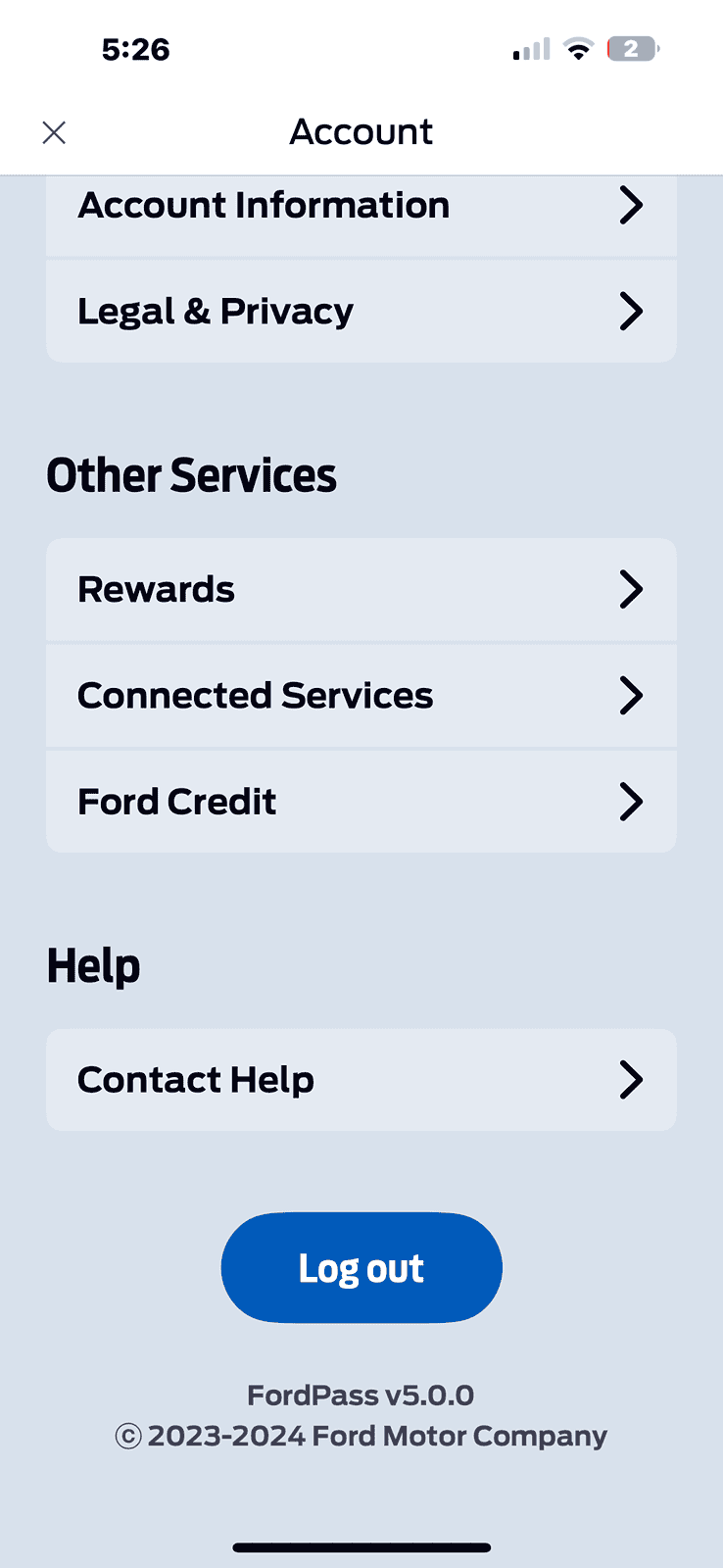 S650 Mustang Updated Ford Pass app IMG_7711