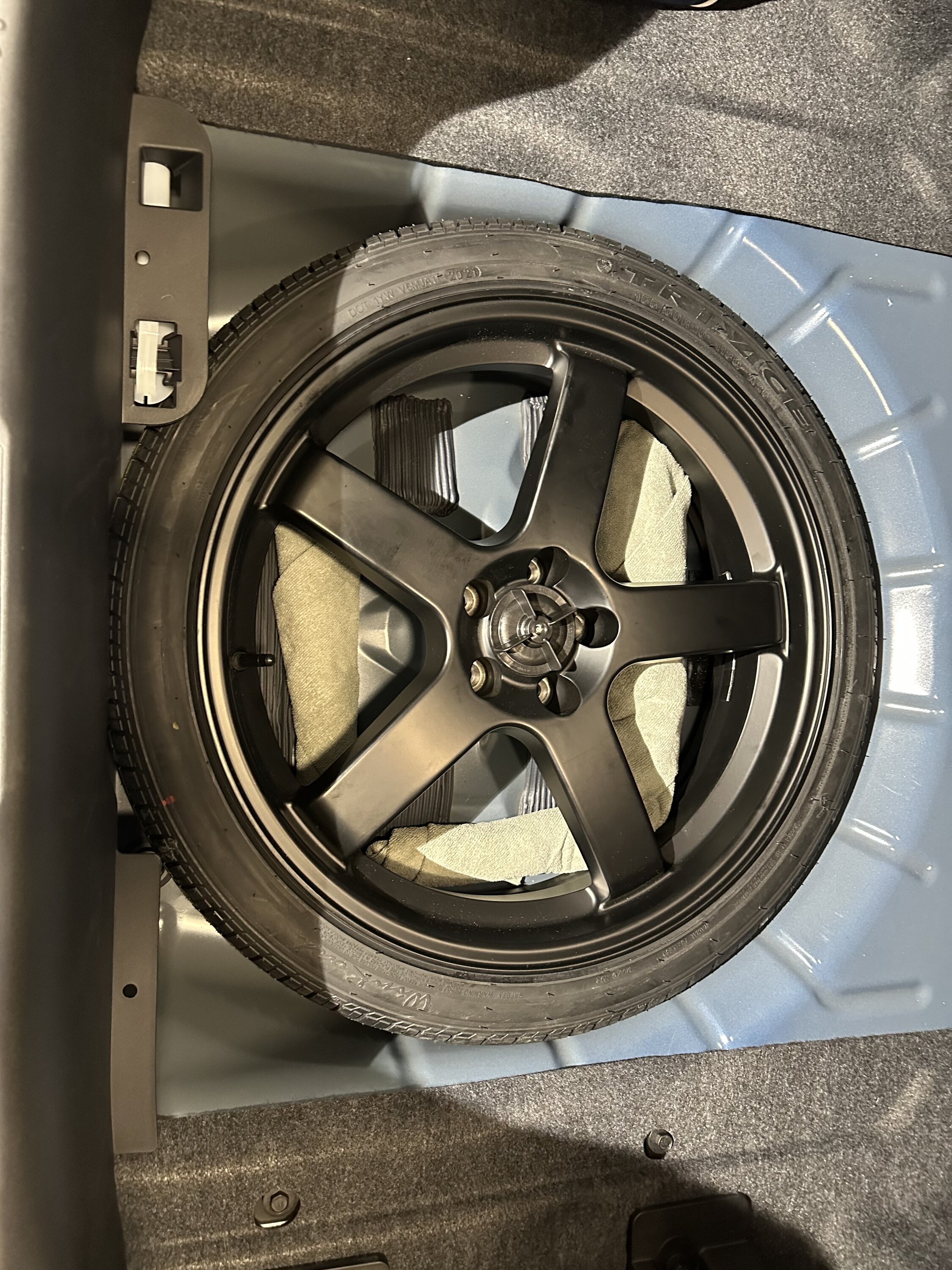 S650 Mustang Spare tire option for Performance Pack or standalone Brembo BBK kit -- tested IMG_7790