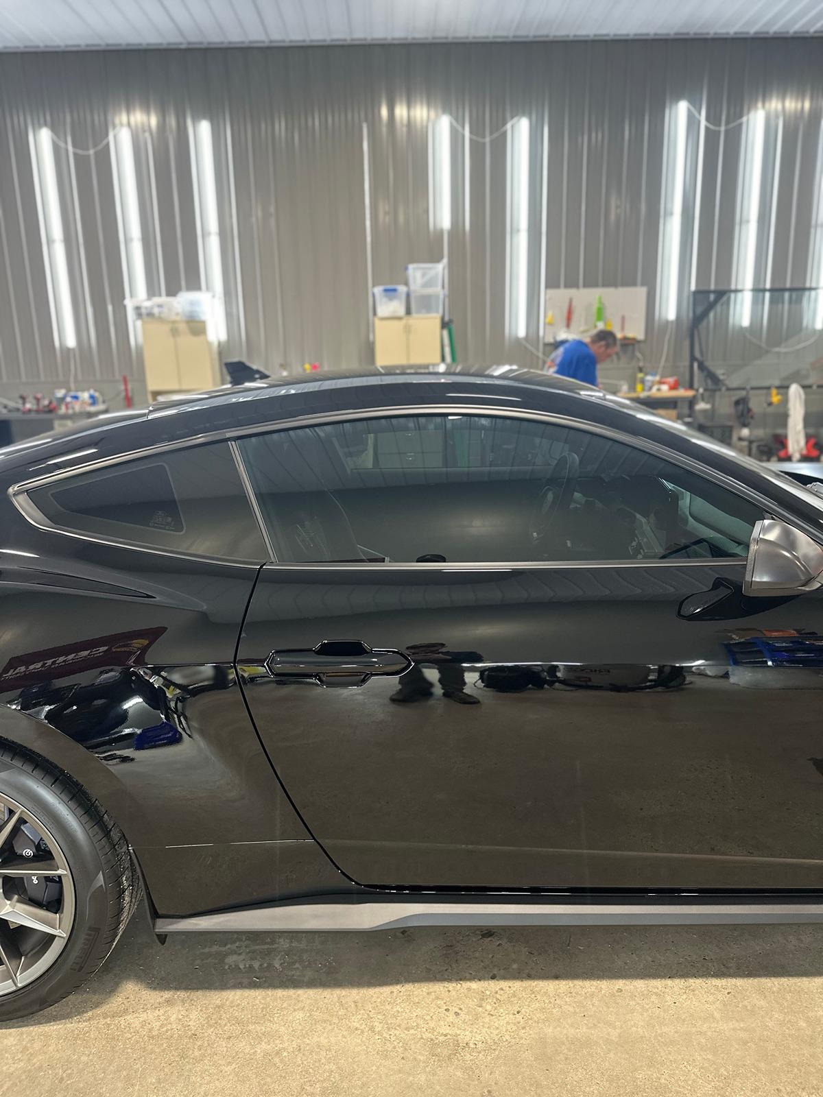 S650 Mustang Let's talk tint - Anyone go light on tint maybe 50% all around? IMG_8053