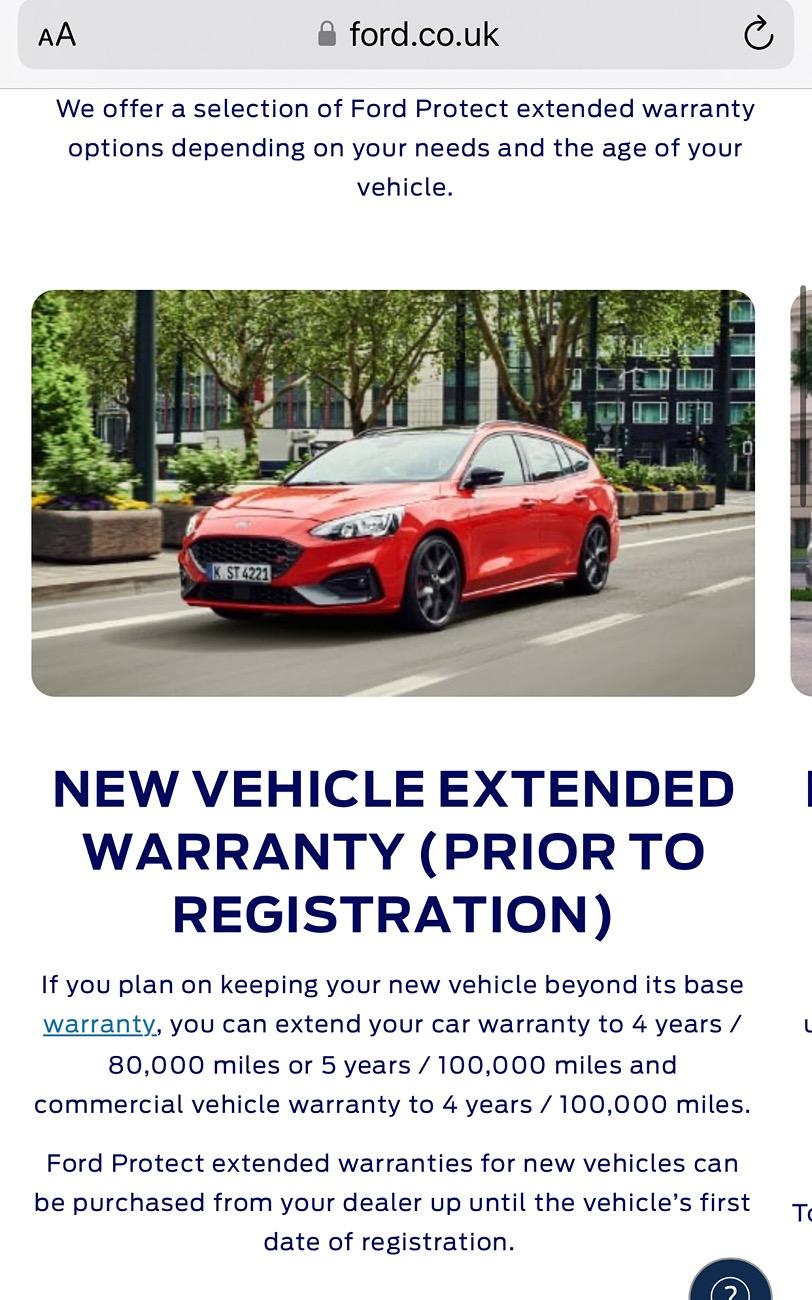 S650 Mustang UK Ford extended warranty & service plans IMG_8350