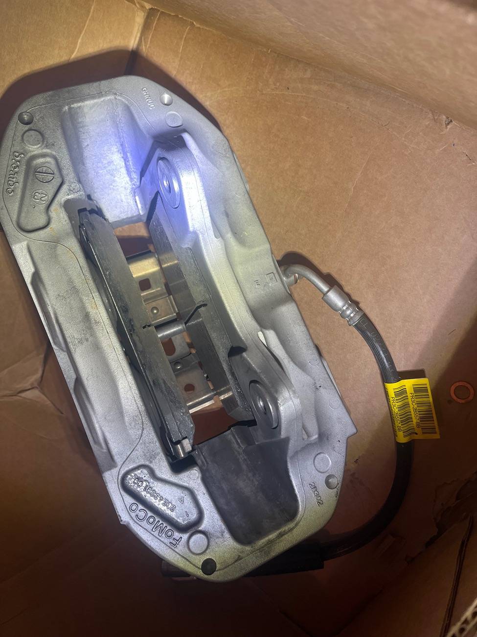 S650 Mustang Base GT Front calipers and rotors IMG_8648