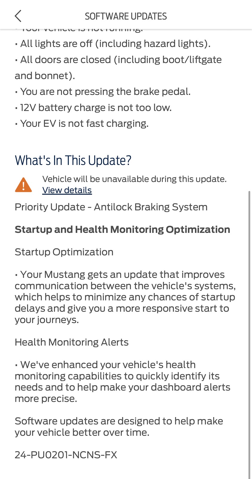 S650 Mustang First OTA software update IMG_8799