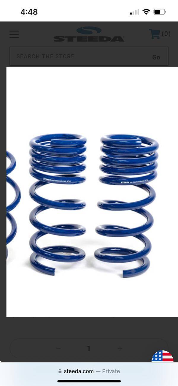 S650 Mustang Steeda - MagneRide Sports Progressive Lowering Springs IMG_9345