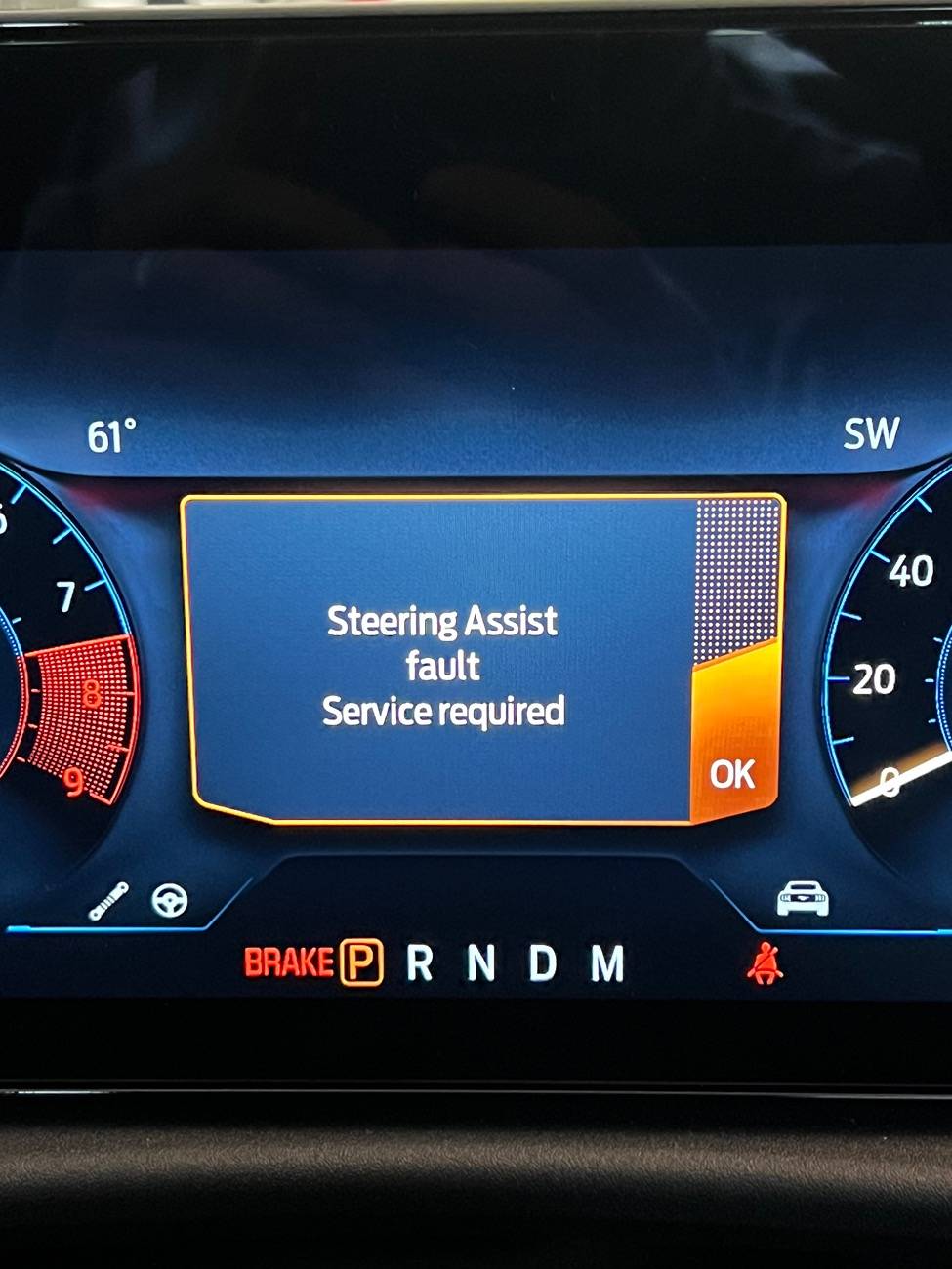 S650 Mustang Lane keep assist tried to end me IMG_9435