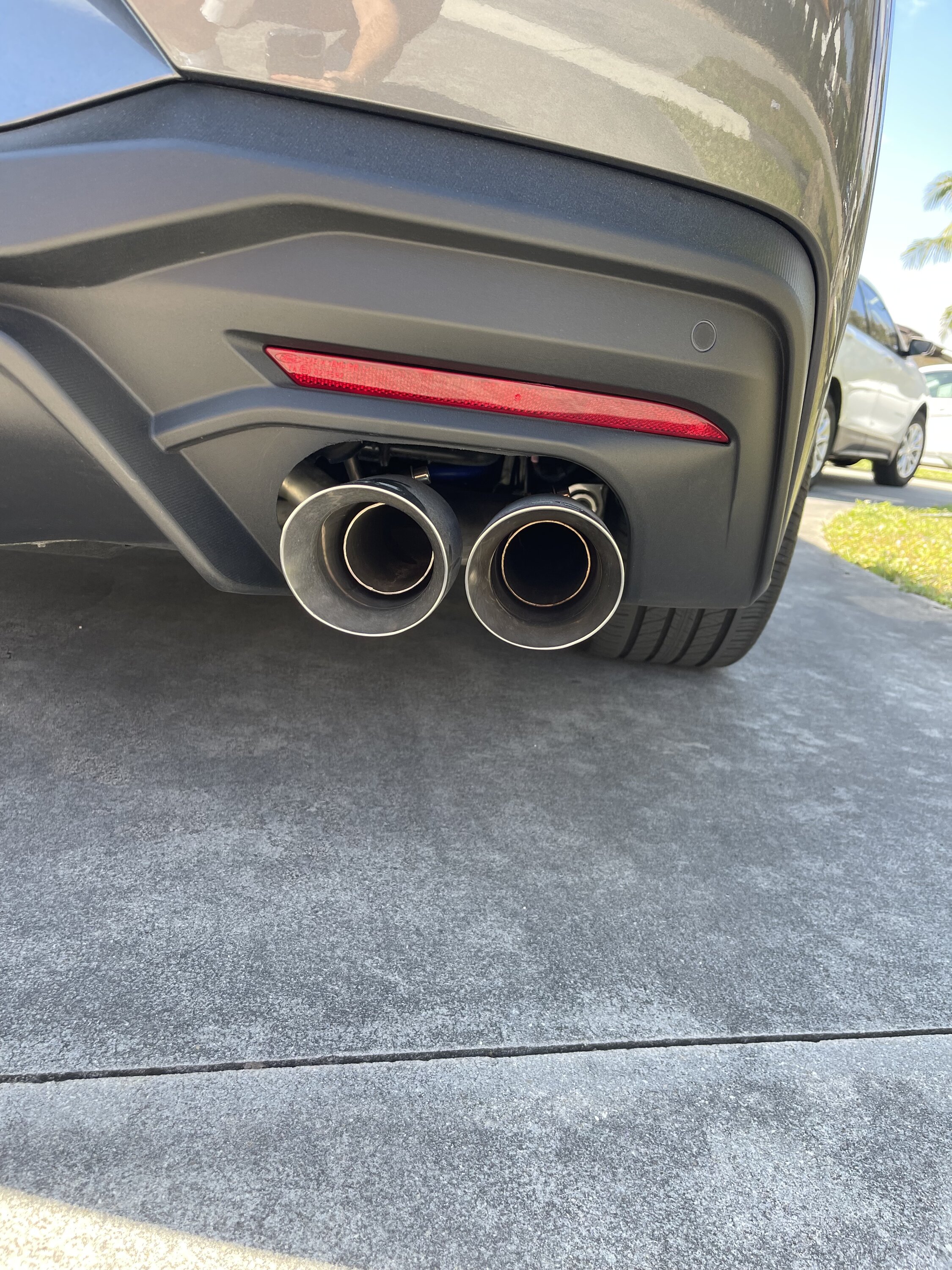 S650 Mustang Dual to quad tip conversion for non-active exhaust IMG_9806