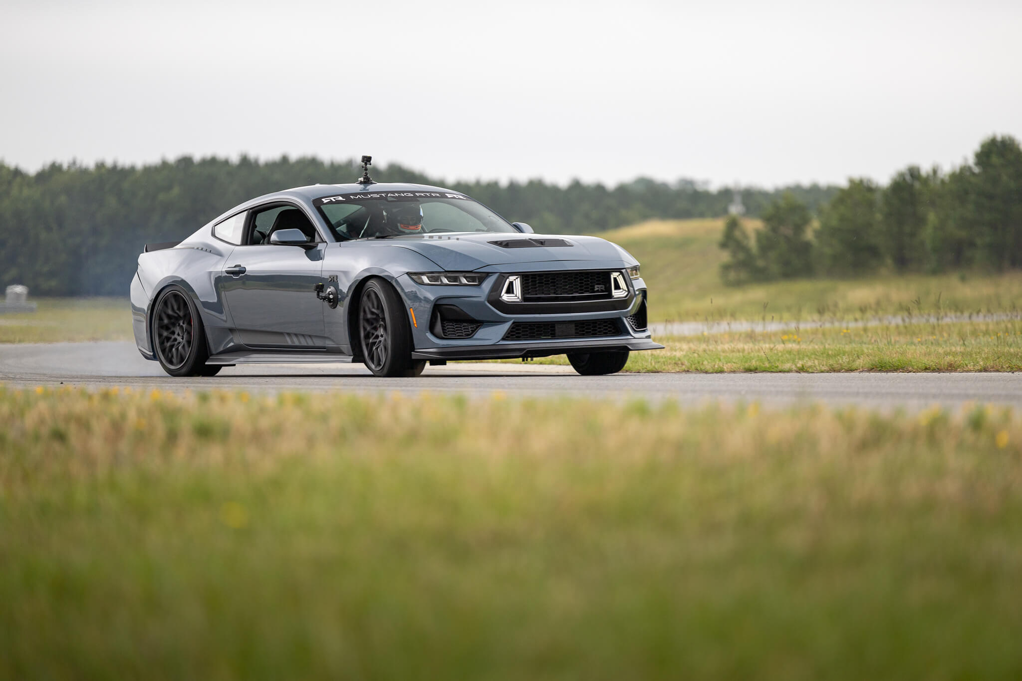 S650 Mustang RTR Vehicles Suspension Validation Testing on the 7th Generation Mustang JCOL4803-2