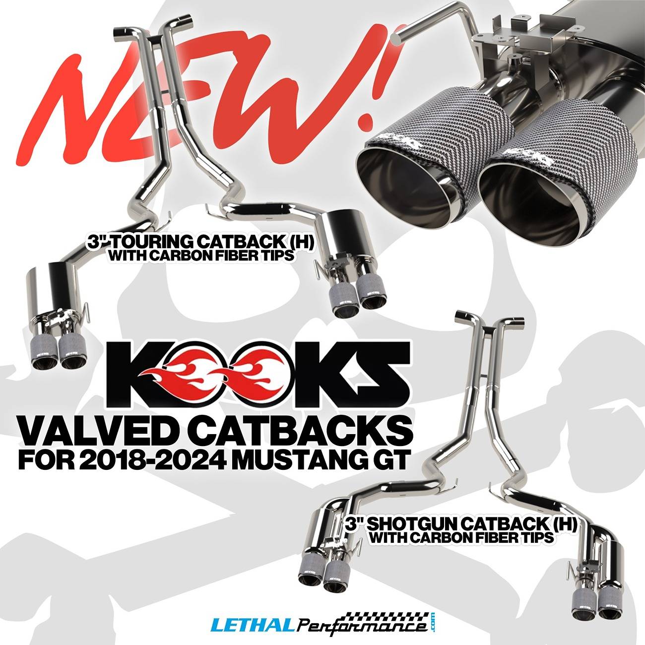S650 Mustang NEW Kooks Catbacks PLUS SAVE on ALL Kooks NOW! kooks catback