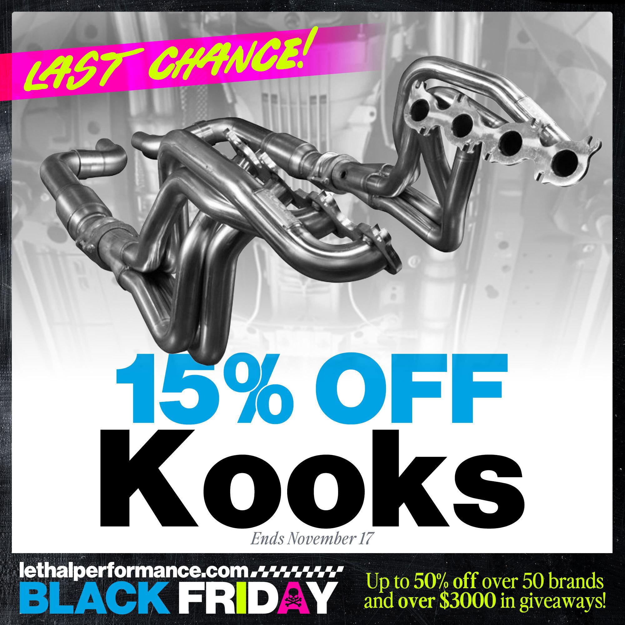 S650 Mustang Black Friday starts NOW! Up to 50% off! Kooks_LastChance