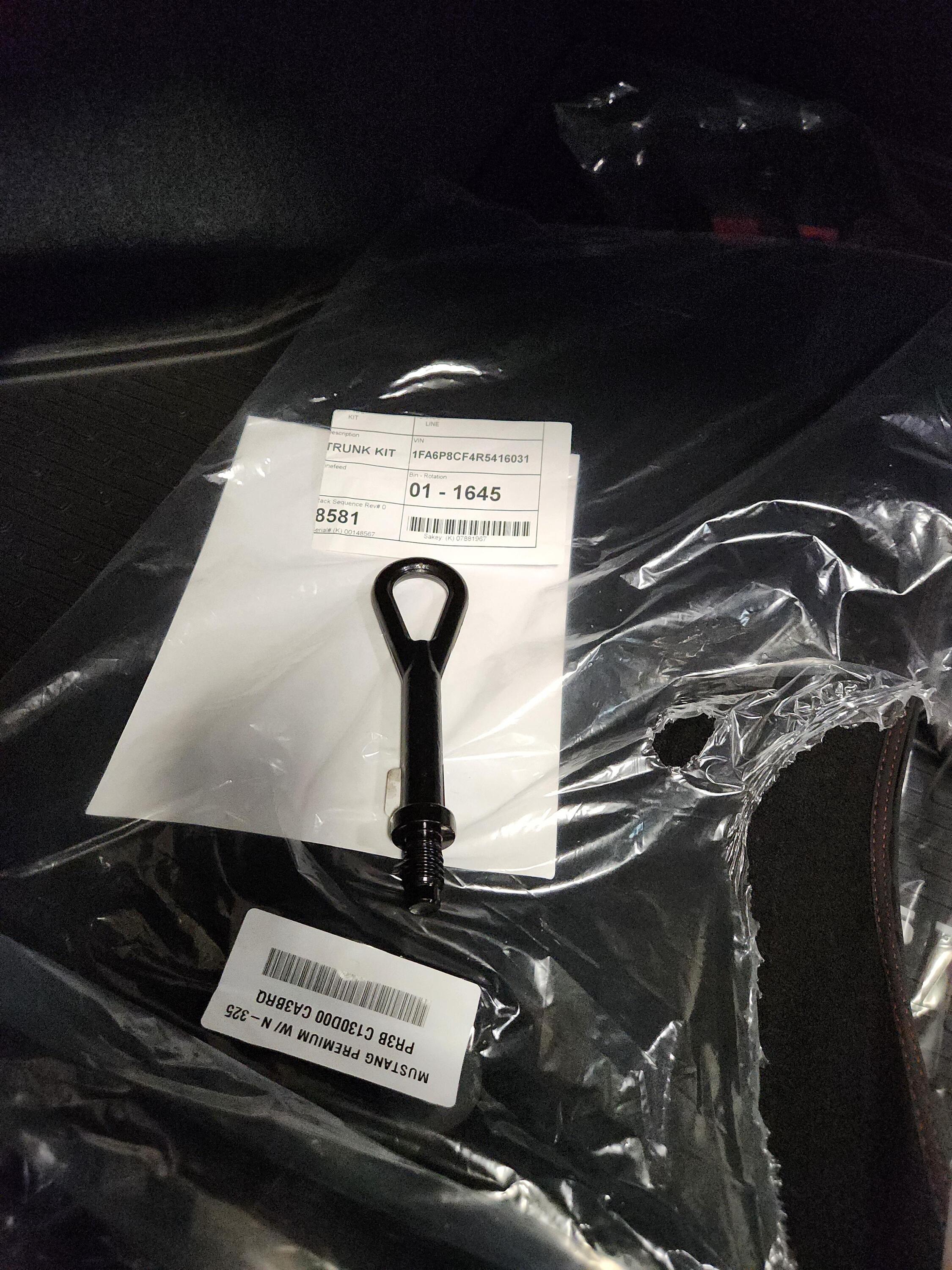 Dark Horse Handling Package Tow Hook? Mustang7G 2024+ S650 Mustang