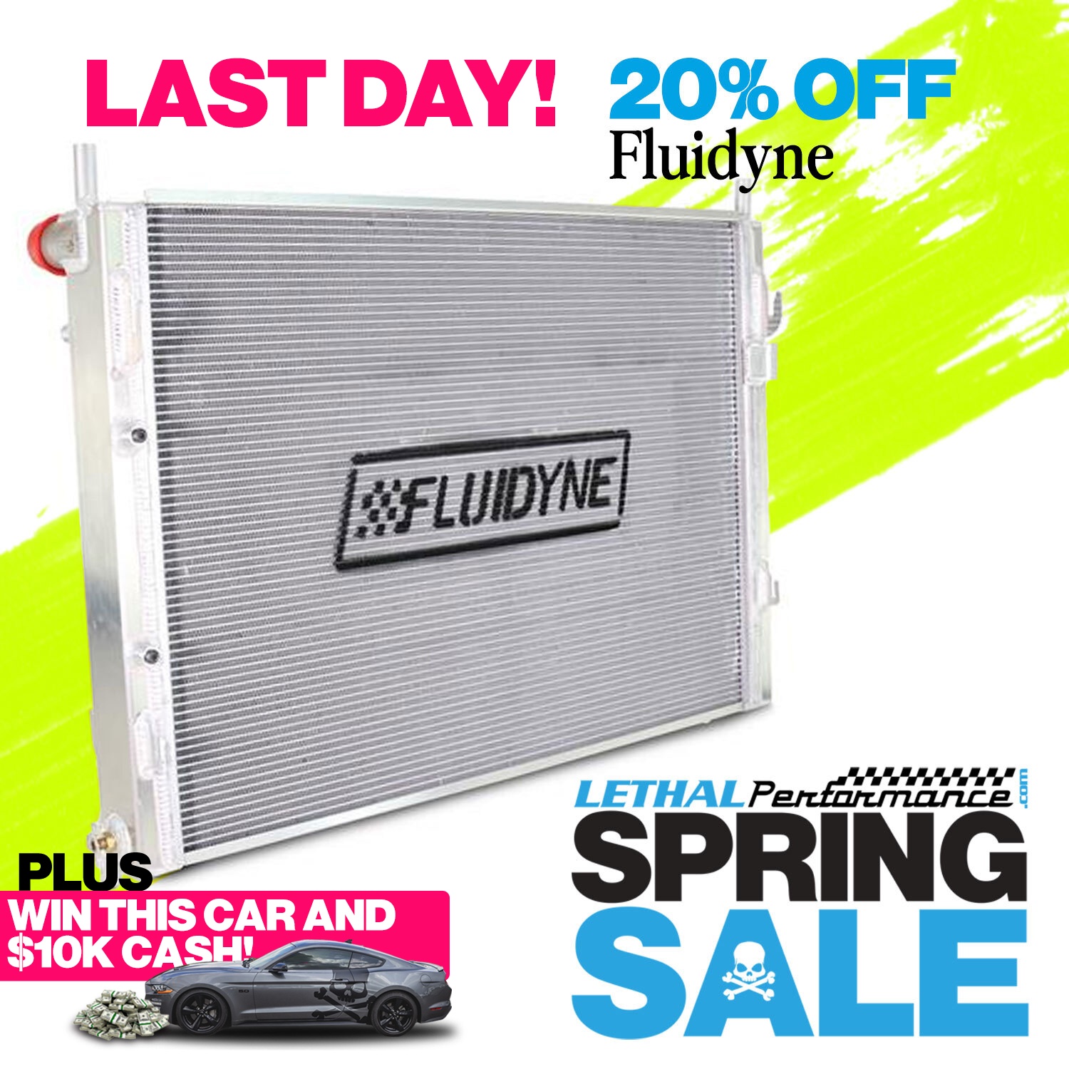 S650 Mustang Spring SALE has SPRUNG here at Lethal Performance!! last day fluidyne