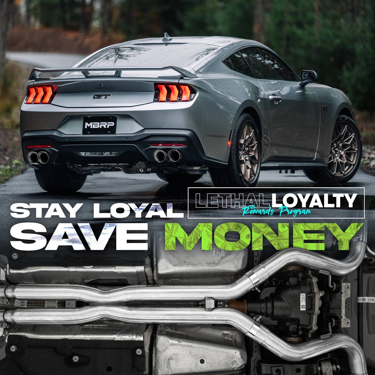 S650 Mustang Lethal Loyalty Rewards Program! lethal loyalty mbrp no prices