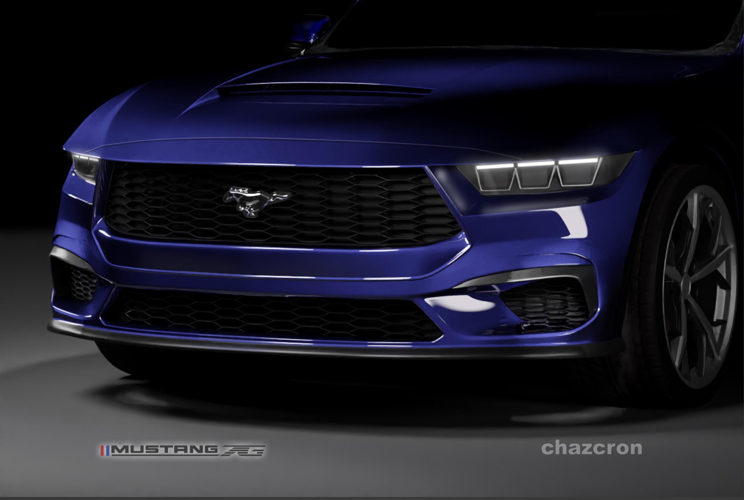 S650 Mustang chazcron weighs in... 7th gen 2023 Mustang S650 3D model & renderings in several colors! Lights