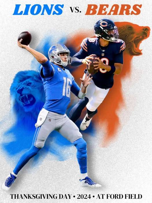 S650 Mustang Happy Thanksgiving! Lions vs Bears Thanksgiving 2024
