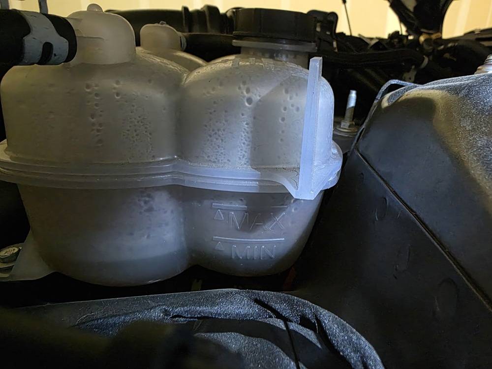 S650 Mustang Low Coolant = cause for concern? Low Cooland