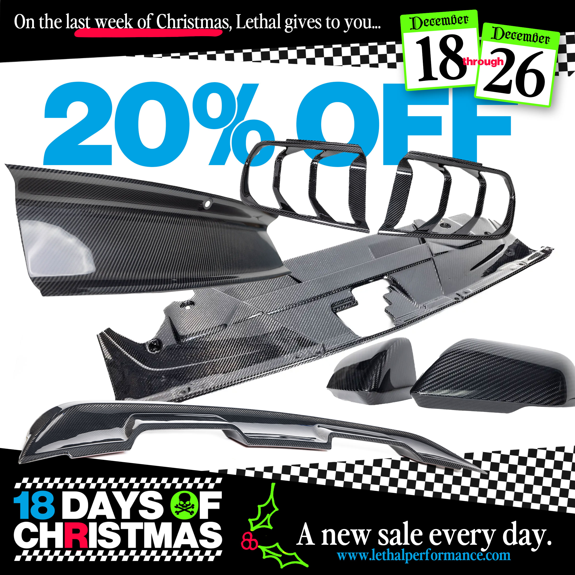 S650 Mustang Lethal Perfomance's 18 Days of Christmas SALES START NOW!! LPCarbon (3)