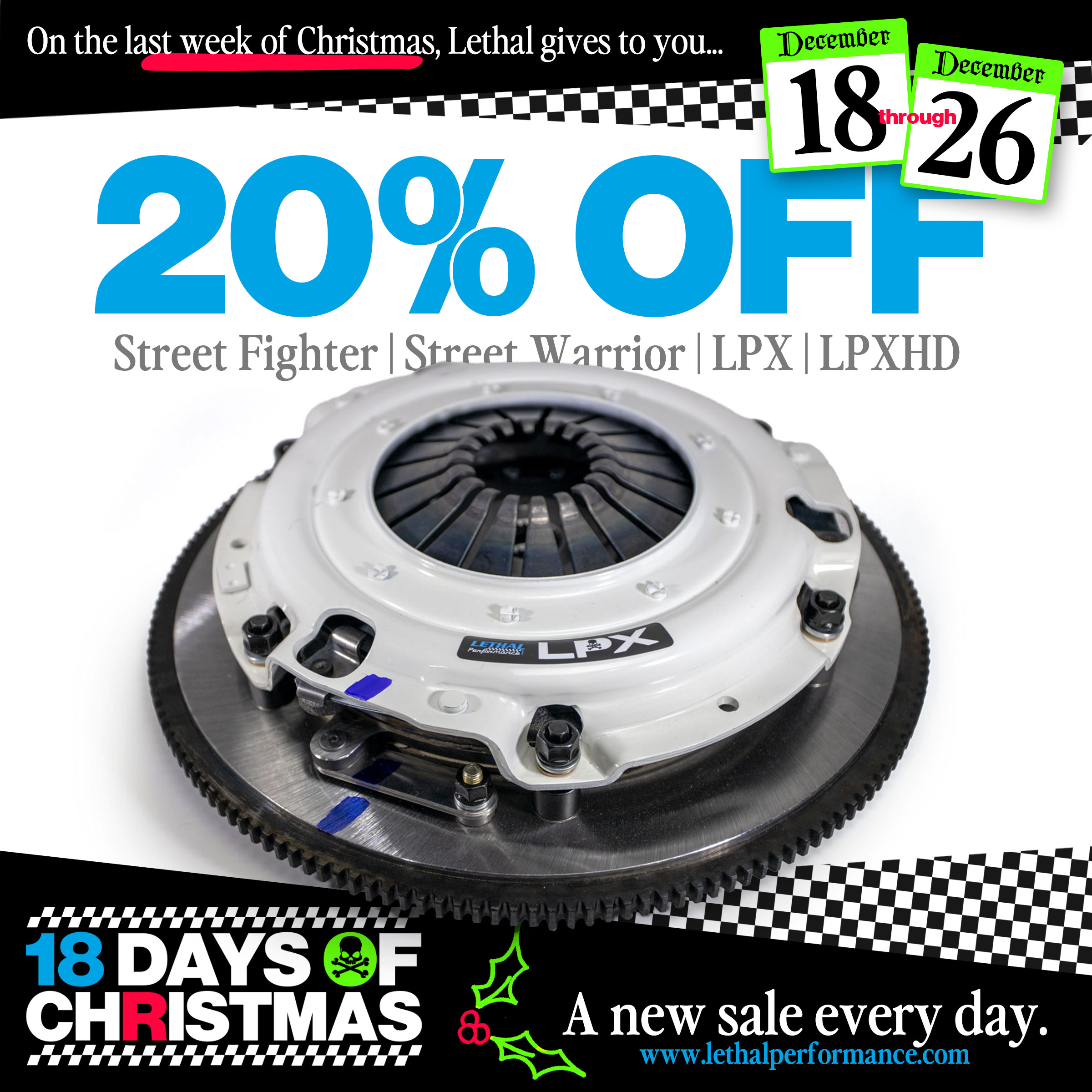 S650 Mustang Lethal Perfomance's 18 Days of Christmas SALES START NOW!! LPclutches (3)