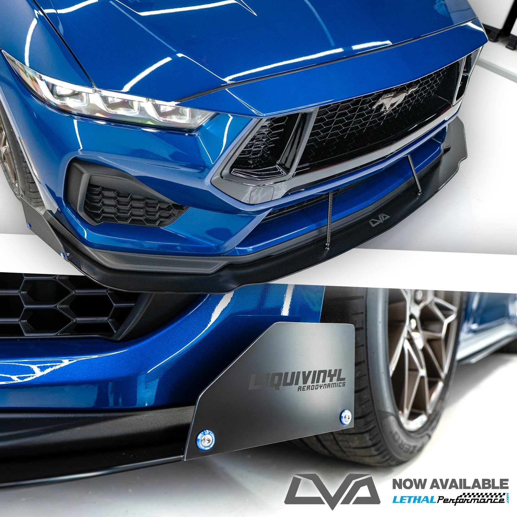 S650 Mustang LiquiVinyl Splitters, Side Skirts, and MORE! - Now Available lva now avail sq