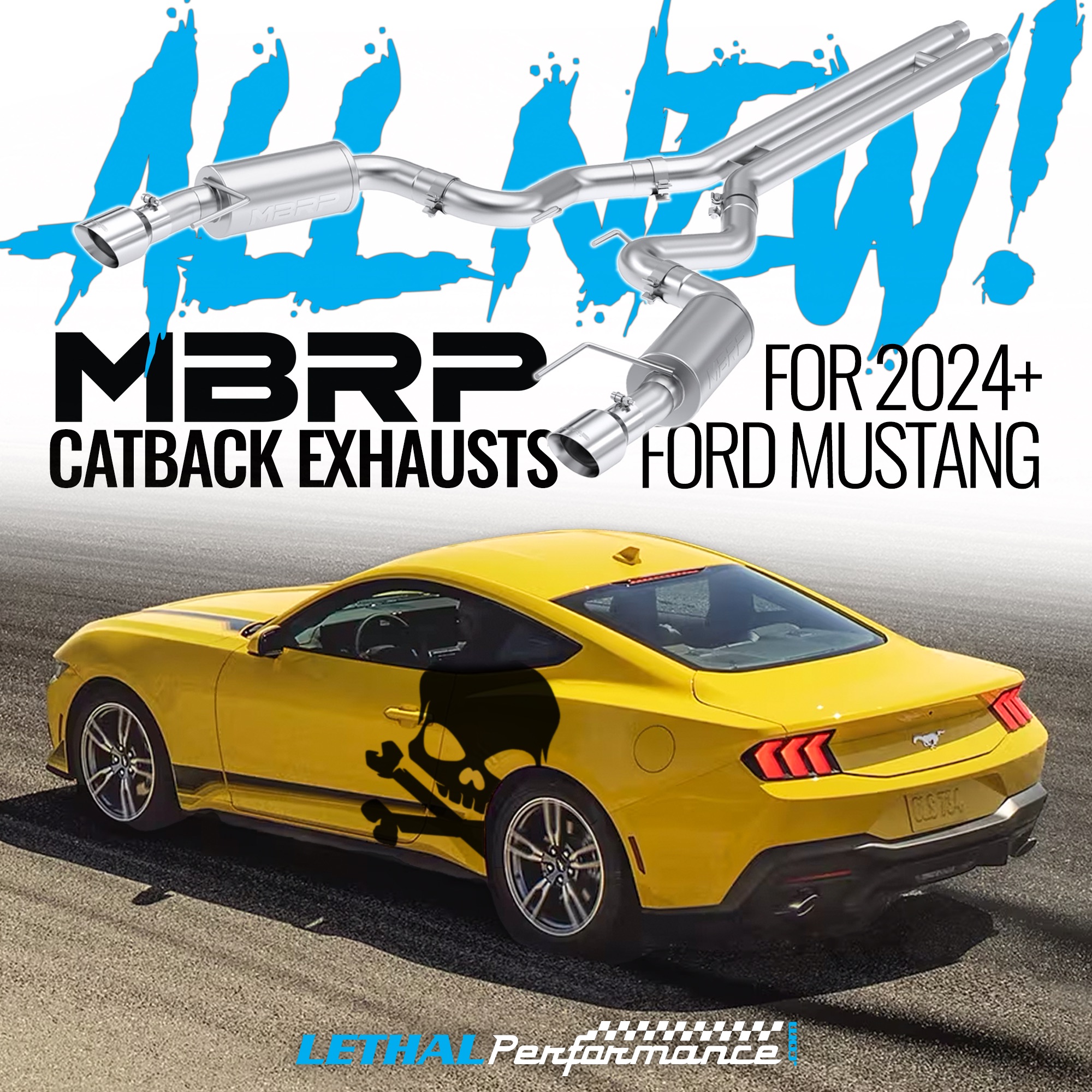 S650 Mustang MBRP Catback for 2024 Mustang NOW AVAILABLE at Lethal Performance!! mbrp 2024 2